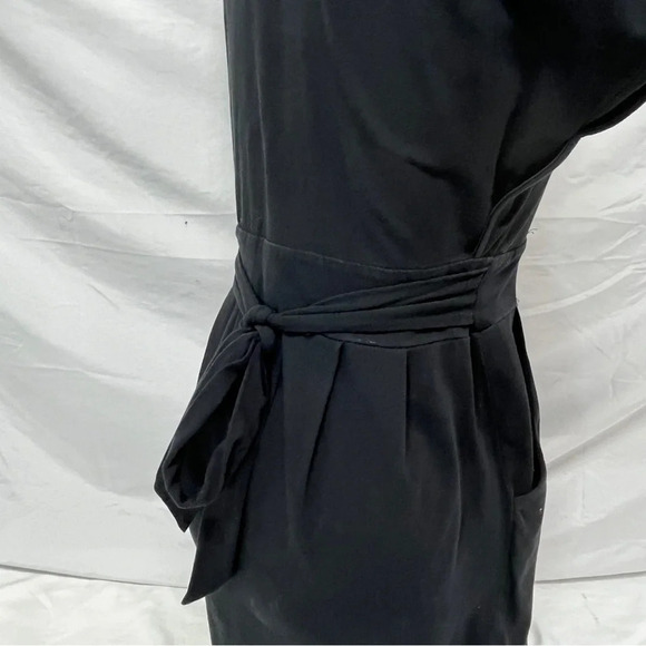 Pure Alfred sung midi black wasit belt dress - Picture 5 of 13